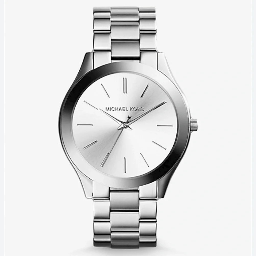 Michael Kors | Slim Runway Silver-Tone Watch | Silver